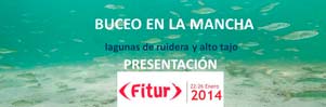 Buceo en La Mancha. Presentación en FITUR 2014